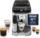 De'Longhi Magnifica ECAM222.20.B, Automatic Coffee Machine with Milk Nozzle, Bean to Cup Espresso Machine with 4 One-Touch Recipes, Soft-Touch Control Panel, 1450W, Black