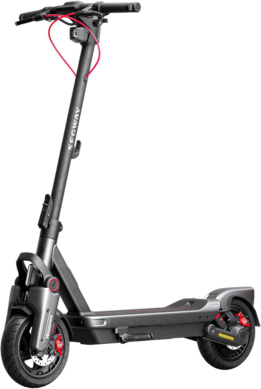 Electric Scooter with Road-Legal Certification, 80km Eco Mode Range, Dual Hydraulic Suspension, 130kg Load Capacity