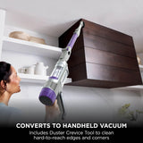 Shark PowerDetect Cordless Vacuum Cleaner, DuoClean Detect, Reverse Clean, Anti Hair Wrap Plus, Lightweight, 70 Min Runtime, Crevice & Multi-Surface Tools, Flexible, Handheld Mode, Purple IP1251UK