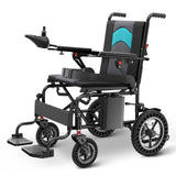 Ultra Lightweight Foldable Electric Wheelchair, 18+ Mile Range, Carbon Fibre & Aluminium Frame, Portable All-Terrain Power Chair