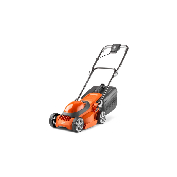 Corded Electric Rotary Lawn Mower, 30cm Cutting Width, 1200W, with 30L Grass Box and Foldable Vertical Storage
