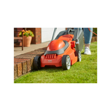 Corded Electric Rotary Lawn Mower, 30cm Cutting Width, 1200W, with 30L Grass Box and Foldable Vertical Storage