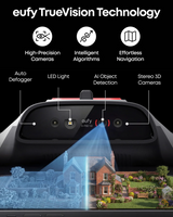 Wire-Free Robotic Lawn Mower for Gardens Up to 500m² with AI Vision Navigation & 3D Obstacle Avoidance
