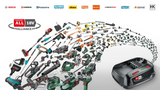 Wire-Free Robotic Lawn Mower for Gardens Up to 100m² with AI Vision Navigation & Portable Battery System