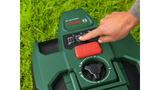 Wire-Free Robotic Lawn Mower for Gardens Up to 100m² with AI Vision Navigation & Portable Battery System