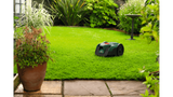 Wire-Free Robotic Lawn Mower for Gardens Up to 100m² with AI Vision Navigation & Portable Battery System