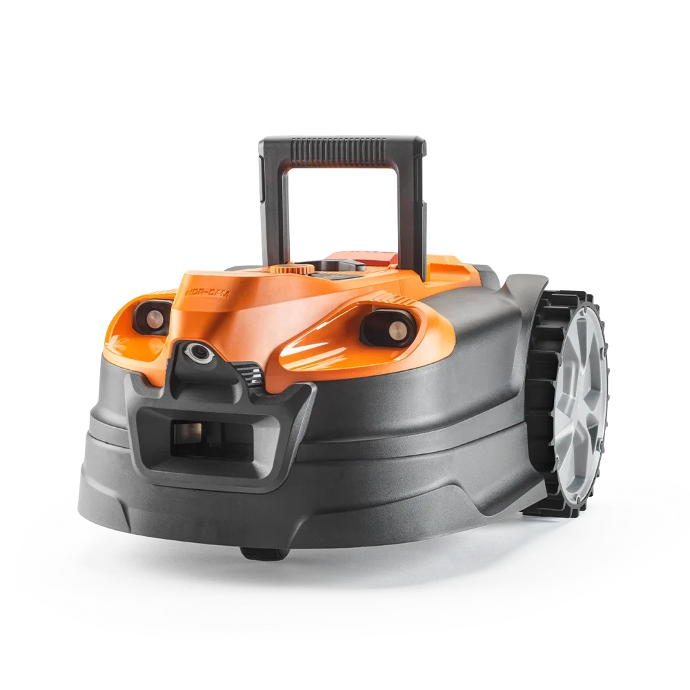 Wire-Free Robotic Lawn Mower for Gardens Up to 800m² with Optical Vision Navigation & Auto-Charging Dock