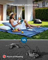 Robotic Lawn Mower for Gardens Up to 800m², Wire-Free Vision Navigation, 3D Obstacle Avoidance