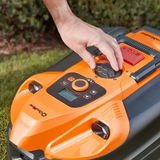 Wire-Free Robotic Lawn Mower for Gardens Up to 800m² with Optical Vision Navigation & Auto-Charging Dock