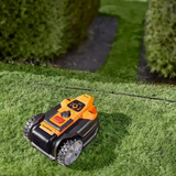 Wire-Free Robotic Lawn Mower for Gardens Up to 800m² with Optical Vision Navigation & Auto-Charging Dock